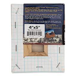 The Artist Grid 3/4" Profile Cotton Canvas - 4" x 5" back
