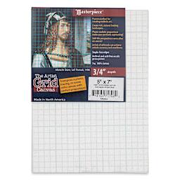 The Artist Grid 3/4" Profile Cotton Canvas - 5" x 7" front