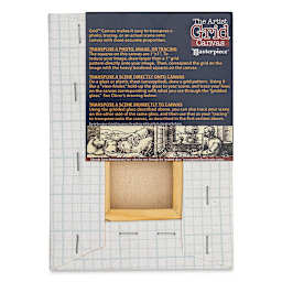 The Artist Grid 3/4" Profile Cotton Canvas - 5" x 7" back