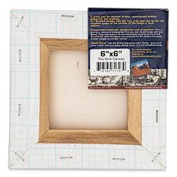 The Artist Grid 3/4" Profile Cotton Canvas - 6" x 6" back