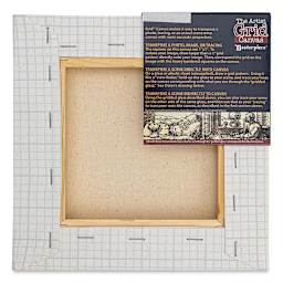The Artist Grid 3/4" Profile Cotton Canvas - 8" x 8" back