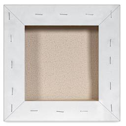 Blick Premier Heavyweight Stretched Cotton Canvas - 8" x 8", 1-3/8" Profile back