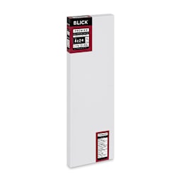 Blick Premier Heavyweight Stretched Cotton Canvas - 8" x 24", 1-3/8" Profile side view