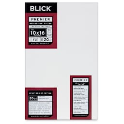 Blick Premier Heavyweight Stretched Cotton Canvas - 10" x 16", 1-3/8" Profile