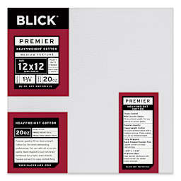 Blick Premier Heavyweight Cotton Canvas - 12" x 12", 1-3/8" Profile