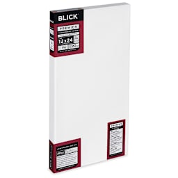 Blick Premier Heavyweight Stretched Cotton Canvas - 12" x 24", 1-3/8" Profile side view