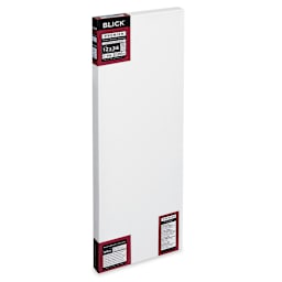 Blick Premier Heavyweight Stretched Cotton Canvas - 12" x 36", 1-3/8" Profile side view