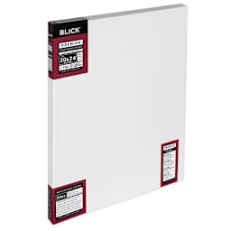 Blick Premier Heavyweight Stretched Cotton Canvas - 20" x 24", 1-3/8" Profile side view