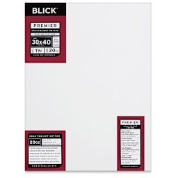 Blick Premier Heavyweight Stretched Cotton Canvas - 30" x 40", 1-3/8" Profile