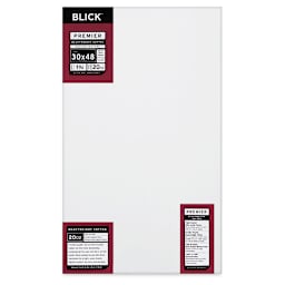 Blick Premier Heavyweight Stretched Cotton Canvas - 30" x 48", 1-3/8" Profile