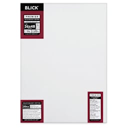Blick Premier Heavyweight Stretched Cotton Canvas - 36" x 48", 1-3/8" Profile