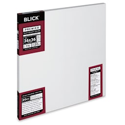 Blick Premier Heavyweight Stretched Cotton Canvas - 36" x 36", 1-3/8" Profile