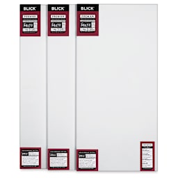Blick Premier Heavyweight Stretched Cotton Canvas - 36" x 72", 1-3/8" Profile, Pkg of 3