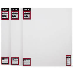 Blick Premier Heavyweight Stretched Cotton Canvas - 60" x 72", 1-3/8" Profile, Pkg of 3