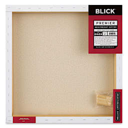 Blick Premier Heavyweight Stretched Cotton Canvas - 24" x 24", 2" Profile back