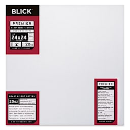 Blick Premier Heavyweight Stretched Cotton Canvas - 24" x 24", 2" Profile