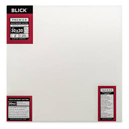 Blick Premier Heavyweight Stretched Cotton Canvas - 30" x 30", 2" Profile