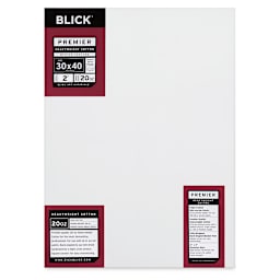 Blick Premier Heavyweight Stretched Cotton Canvas - 30" x 40", 2" Profile