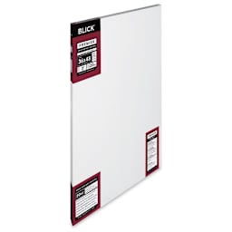 Blick Premier Heavyweight Stretched Cotton Canvas - 36" x 48", 2" Profile side view