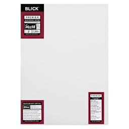 Blick Premier Heavyweight Stretched Cotton Canvas - 36" x 48", 2" Profile
