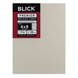 Blick Premier Belgian Linen - 6" x 8", Oil-Primed, 1-3/8" Profile