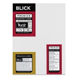 Blick Premier Belgian Linen - 9" x 12", Oil-Primed, 1-3/8" Profile