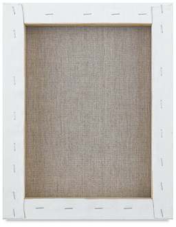 Blick Premier Belgian Linen Canvas - Back of canvas showing back staples