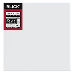 Blick Premier Belgian Linen - 16" x 16", Oil-Primed, 1-3/8" Profile