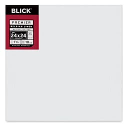 Blick Premier Belgian Linen - 24" x 24", Oil-Primed, 1-3/8" Profile