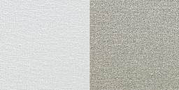 Blick Premier Belgian Linen Canvas - Closeup of primed and unprimed swatch