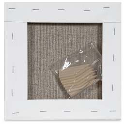 Blick Studio Linen Stretched Canvas - 8" x 8", Traditional 3/4" Profile (back)