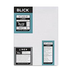 Blick Studio Linen Stretched Canvas - 9" x 12", Traditional 3/4" Profile