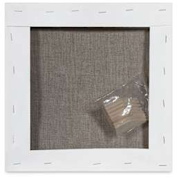 Blick Studio Linen Stretched Canvas - 10" x 10", Traditional 3/4" Profile (back)