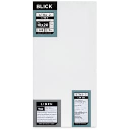 Blick Studio Linen Stretched Canvas - 10" x 20", Traditional 3/4" Profile