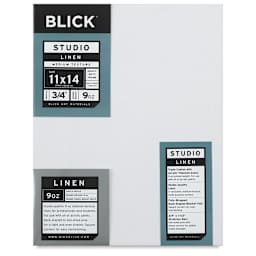Blick Studio Linen Stretched Canvas - 11" x 14", Traditional 3/4" Profile