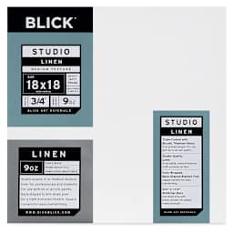 Blick Studio Linen Stretched Canvas - 18" x 18", Traditional 3/4" Profile