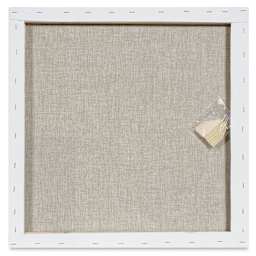 Blick Studio Linen Stretched Canvas - 20" x 20", Traditional 3/4" Profile (back)