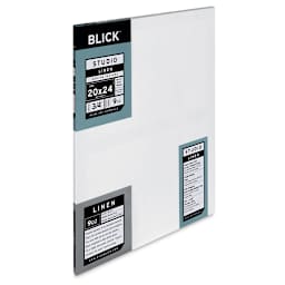 Blick Studio Linen Stretched Canvas - 20" x 24", Traditional 3/4" Profile (side view)