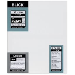 Blick Studio Linen Stretched Canvas - 20" x 24", Traditional 3/4" Profile