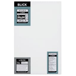 Blick Studio Linen Stretched Canvas - 20" x 30", Traditional 3/4" Profile