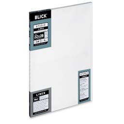 Blick Studio Linen Stretched Canvas - 22" x 28", Traditional 3/4" Profile (side view)