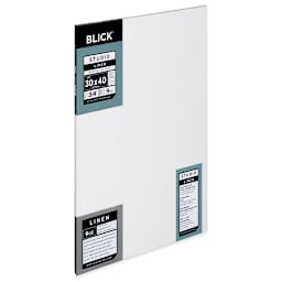 Blick Studio Linen Stretched Canvas - 30" x 40", Traditional 3/4" Profile (side view)