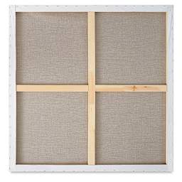 Blick Studio Linen Stretched Canvas - 36" x 36", Traditional 3/4" Profile (back)