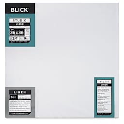 Blick Studio Linen Stretched Canvas - 36" x 36", Traditional 3/4" Profile