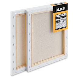 Blick Academic Cotton Stretched Canvas Pack - 11" x 14", Pkg of 2 back