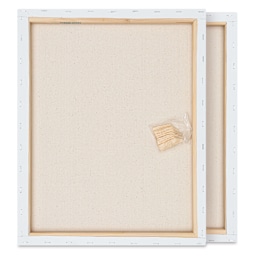 Blick Academic Cotton Stretched Canvas Pack - 16" x 20", Pkg of 2 back