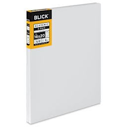 Blick Academic Cotton Stretched Canvas Pack - 16" x 20", Pkg of 2 side view