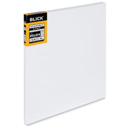 Blick Academic Cotton Stretched Canvas Pack - 20" x 24", Pkg of 2 side view