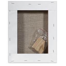 Blick Studio Linen Stretched Canvas - 8" x 10", Gallery 1-1/2" Profile (back)