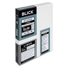 Blick Studio Linen Stretched Canvas - 8" x 10", Gallery 1-1/2" Profile (side view)